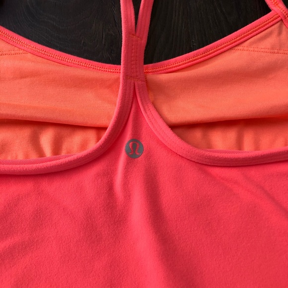 Lululemon Power Y Tank, Very Light Flare, Size 8 - Picture 4 of 6